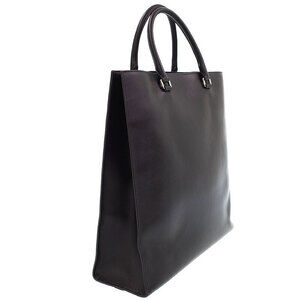 Prada Tote Bag Leather Logo Triangle
